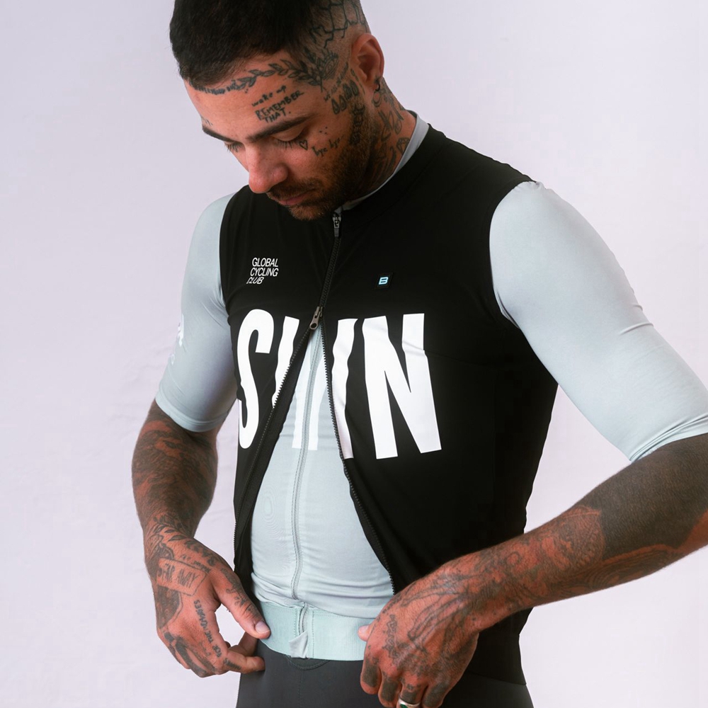Silver gray short sleeved cycl - Cycling Gear Brands 评论和价格